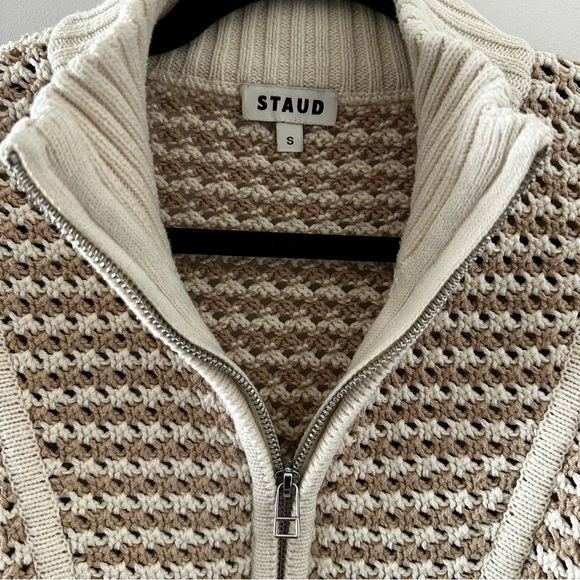 STAUD Cropped Hampton Sweater - Picture 2 of 4